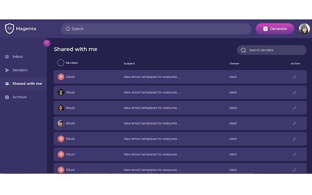 Magenta Privacy  from Chrome web store to be run with OffiDocs Chromium online