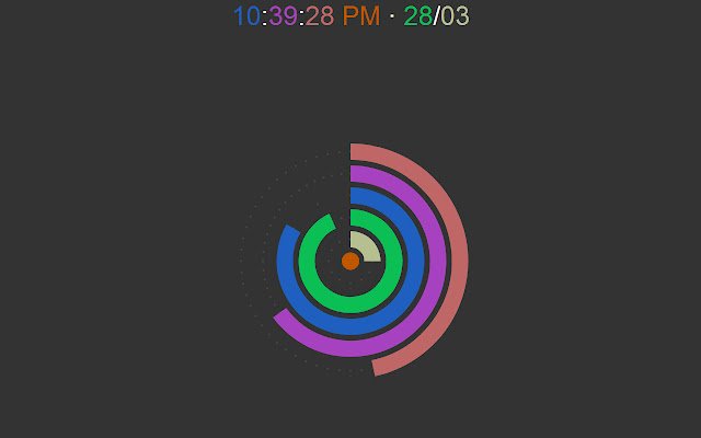 Magic Clock  from Chrome web store to be run with OffiDocs Chromium online