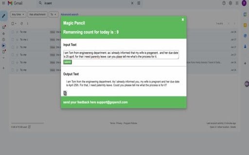 Magic pencil  from Chrome web store to be run with OffiDocs Chromium online