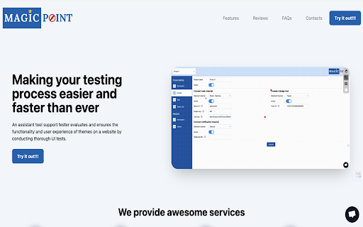 Magic Point  from Chrome web store to be run with OffiDocs Chromium online