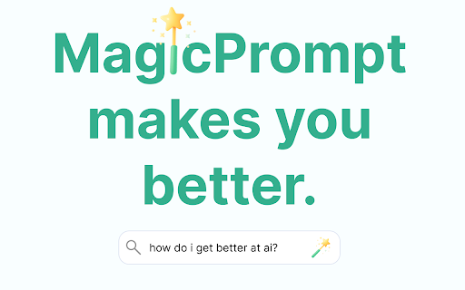MagicPrompt: AI Prompt App  from Chrome web store to be run with OffiDocs Chromium online