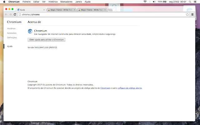 Ketelusan Putih Tema Ajaib daripada kedai web Chrome untuk dijalankan dengan OffiDocs Chromium dalam talian