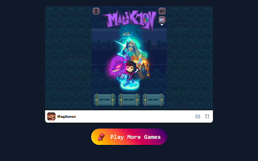 Magikmon Game Capture, Train, and Evolve Mystical Creatures!  from Chrome web store to be run with OffiDocs Chromium online