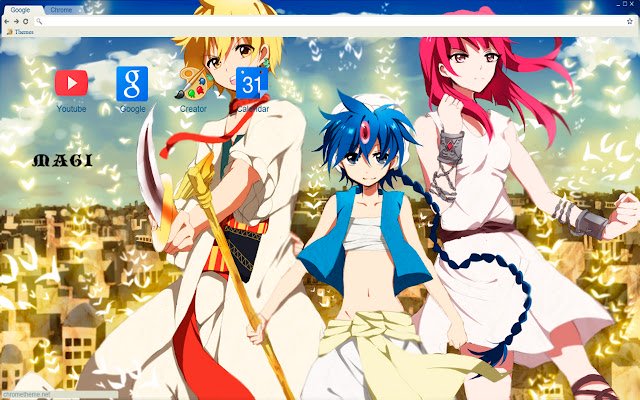 Magi the labyrinth of magic 1366x768 de Chrome web store para ejecutarse con OffiDocs Chromium en línea