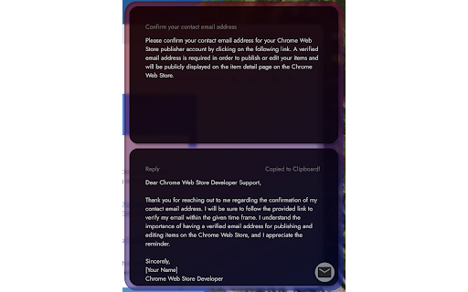 MailMind  from Chrome web store to be run with OffiDocs Chromium online