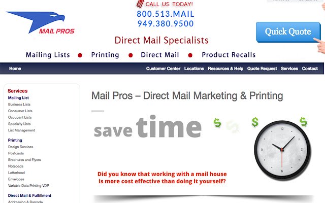 Mail Pros USA  from Chrome web store to be run with OffiDocs Chromium online