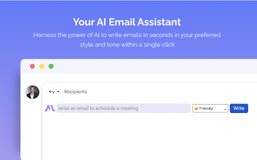 Mailr AI Email Assistant  from Chrome web store to be run with OffiDocs Chromium online