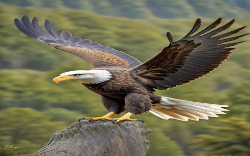 Majestic eagle wallpaper  from Chrome web store to be run with OffiDocs Chromium online
