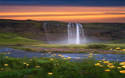 Majestic waterfall wallpaper  from Chrome web store to be run with OffiDocs Chromium online