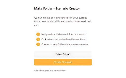 Make Folder Scenario Creator  from Chrome web store to be run with OffiDocs Chromium online