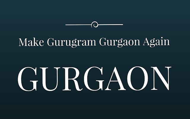 Faça o Gurugram Gurgaon Again da Chrome Web Store para ser executado com o OffiDocs Chromium online