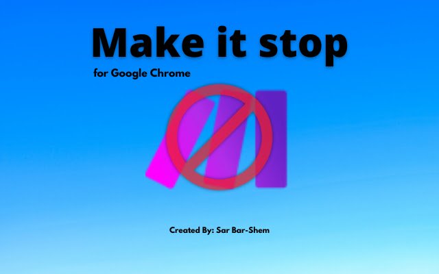 MakeItStop uit de Chrome-webwinkel voor gebruik met OffiDocs Chromium online