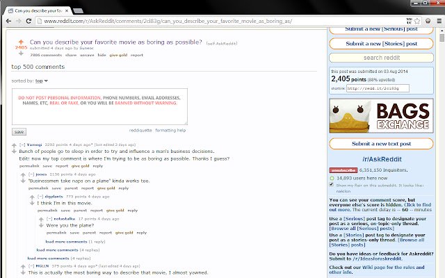 Make Me Unsee Comments  from Chrome web store to be run with OffiDocs Chromium online