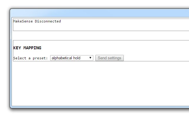 إعادة تعيين مفتاح MakeSense Easy Key من متجر Chrome الإلكتروني ليتم تشغيله مع OffiDocs Chromium عبر الإنترنت