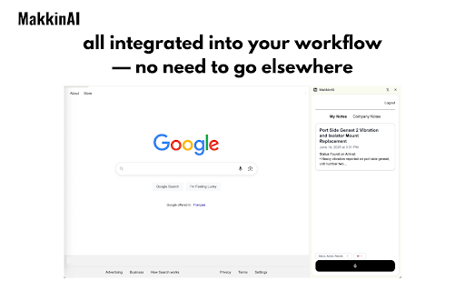 MakkinAI  from Chrome web store to be run with OffiDocs Chromium online