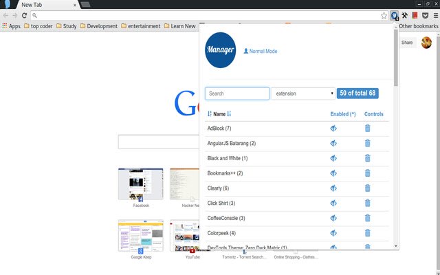 Pengurus daripada kedai web Chrome untuk dijalankan dengan OffiDocs Chromium dalam talian