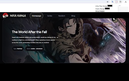 Manga Read App  from Chrome web store to be run with OffiDocs Chromium online