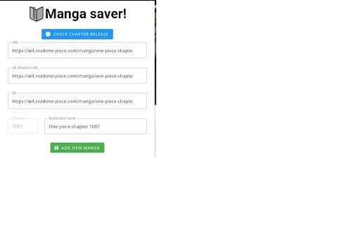 Manga saver  from Chrome web store to be run with OffiDocs Chromium online