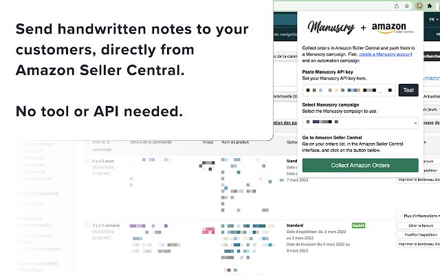Manuscry x Amazon Seller Central  from Chrome web store to be run with OffiDocs Chromium online