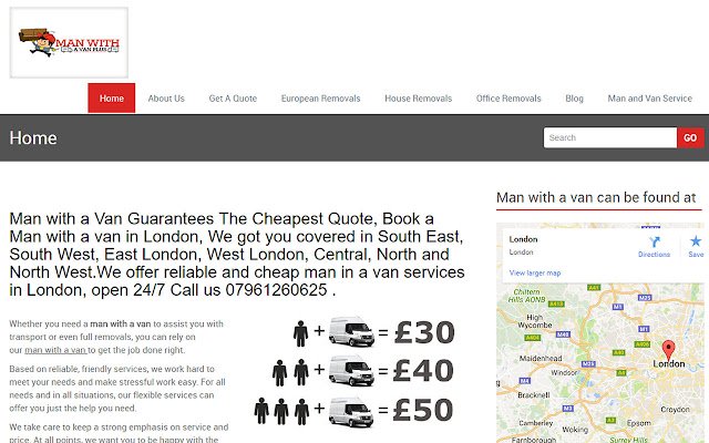 Man With a Van Plus  from Chrome web store to be run with OffiDocs Chromium online