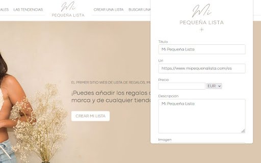 Ma Petite Liste  from Chrome web store to be run with OffiDocs Chromium online
