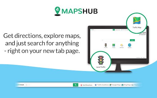 Maps Hub Search  from Chrome web store to be run with OffiDocs Chromium online
