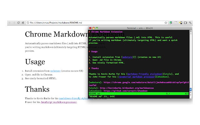 Chrome ウェブストアの Markdown Preview Plus Dz特别版は、OffiDocs Chromium オンラインで実行できます