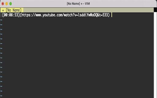 Markdown Timestamp from Videos  from Chrome web store to be run with OffiDocs Chromium online