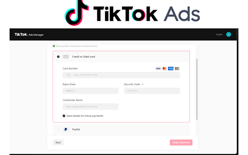 Marketize Studio Tiktok Ads Balance  from Chrome web store to be run with OffiDocs Chromium online
