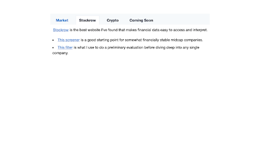 Market Navigator  from Chrome web store to be run with OffiDocs Chromium online