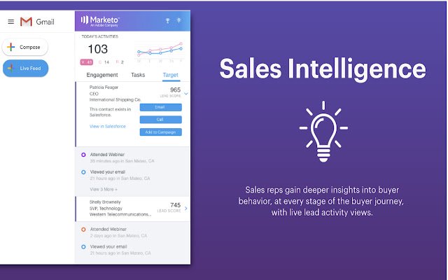 Marketo Sales mula sa Chrome web store na tatakbo sa OffiDocs Chromium online