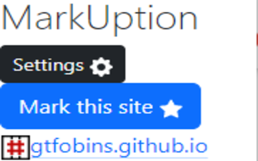 MarkUption  from Chrome web store to be run with OffiDocs Chromium online