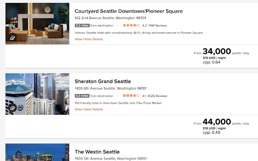 Marriott Bonvoy cpp calculator  from Chrome web store to be run with OffiDocs Chromium online
