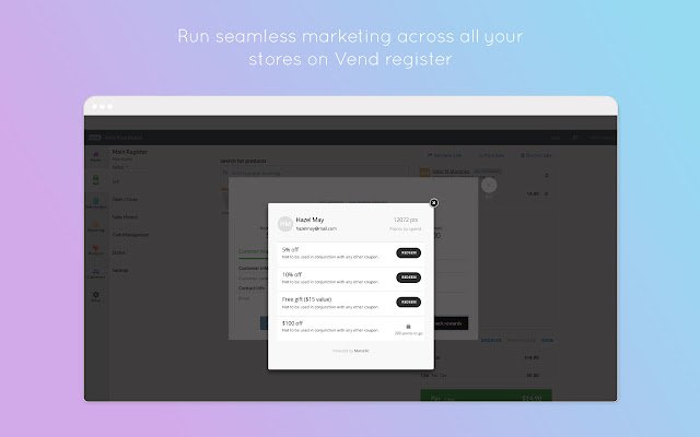 Marsello for Vend Register  from Chrome web store to be run with OffiDocs Chromium online