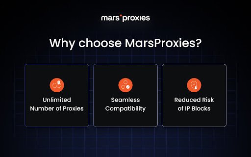 MarsProxies Proxy Extension  from Chrome web store to be run with OffiDocs Chromium online