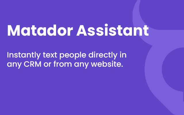 Matador.ai Extension  from Chrome web store to be run with OffiDocs Chromium online