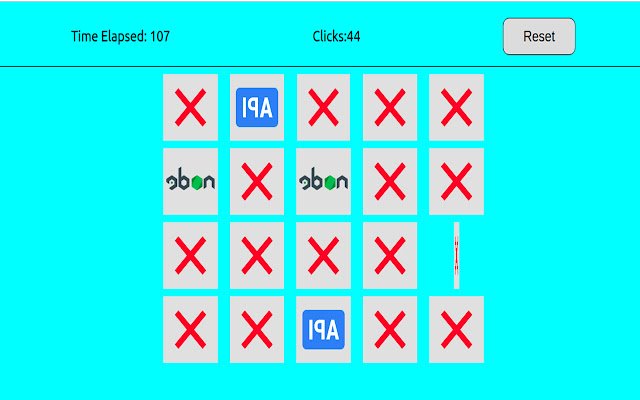 Matching game  from Chrome web store to be run with OffiDocs Chromium online