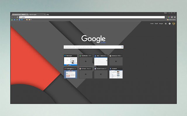 Material Dark MKBHD  from Chrome web store to be run with OffiDocs Chromium online