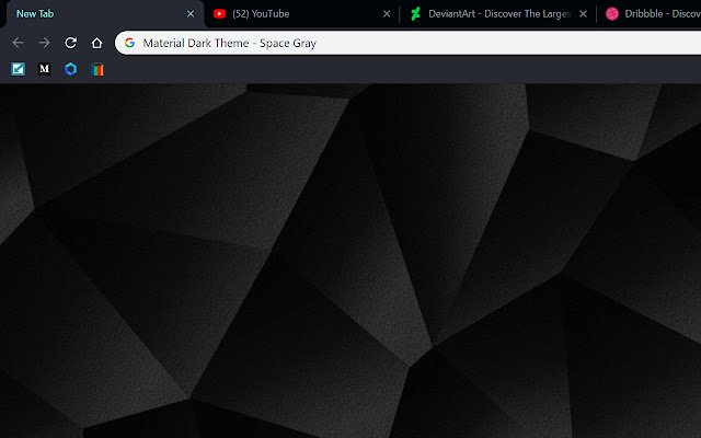 Material Dark Theme Space Grey מחנות האינטרנט של Chrome להפעלה עם OffiDocs Chromium באינטרנט