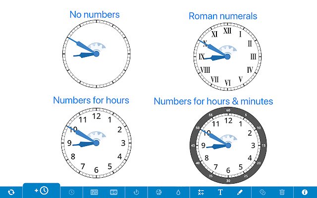 Математичний годинник від The ​​Math Learning Center із веб-магазину Chrome, який можна запускати за допомогою OffiDocs Chromium онлайн