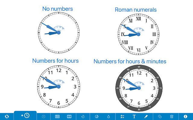 Math Clock, do The Math Learning Center da Chrome Web Store para ser executado com OffiDocs Chromium online