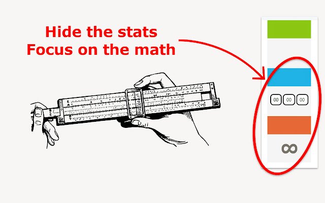 Math Site Stats Hider  from Chrome web store to be run with OffiDocs Chromium online