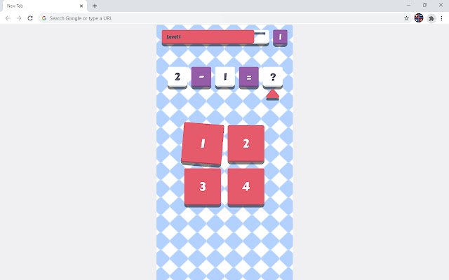 Jogo educacional de solução de problemas de matemática da loja virtual do Chrome para ser executado com o OffiDocs Chromium online