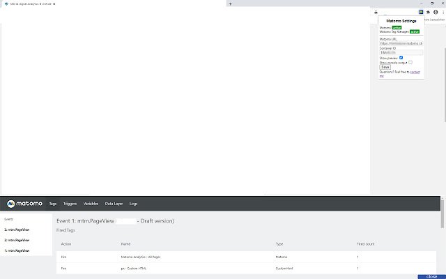 Matomo Helper  from Chrome web store to be run with OffiDocs Chromium online