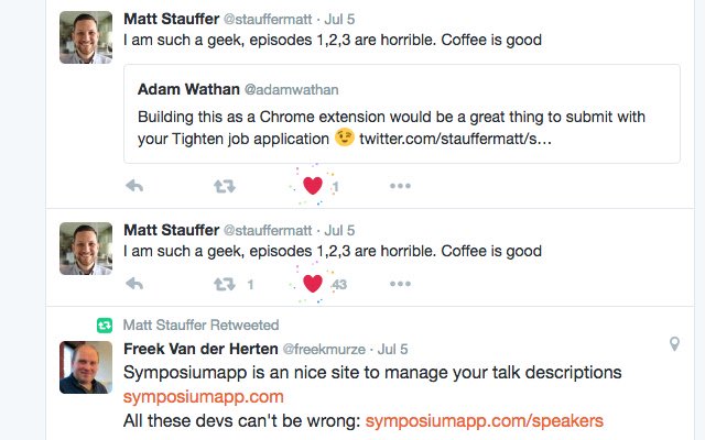 Matt Stauffer is my Favorite  from Chrome web store to be run with OffiDocs Chromium online