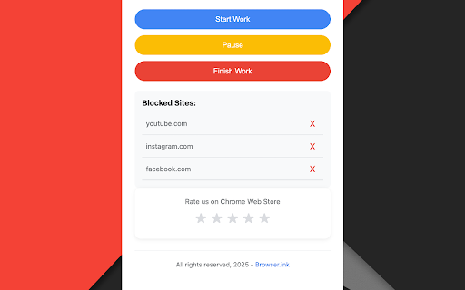 MaxFocus  from Chrome web store to be run with OffiDocs Chromium online
