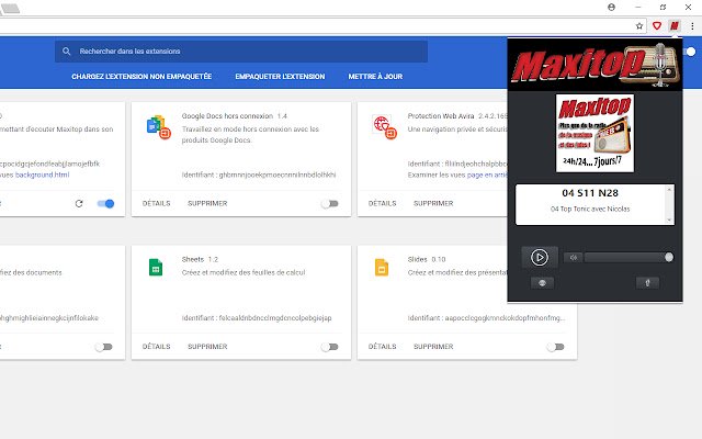 Maxitop de Chrome web store se ejecutará con OffiDocs Chromium en línea