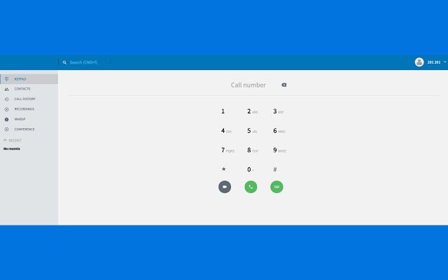 Maxsip Softphone  from Chrome web store to be run with OffiDocs Chromium online