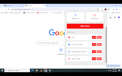 Max To Do  from Chrome web store to be run with OffiDocs Chromium online