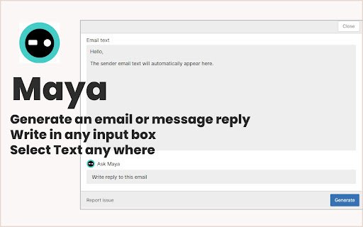 Maya ChatGPT Assistant  from Chrome web store to be run with OffiDocs Chromium online